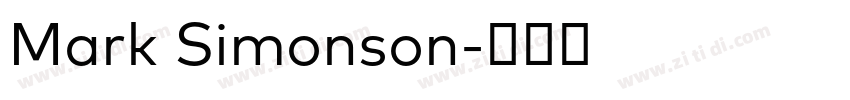 Mark Simonson字体转换